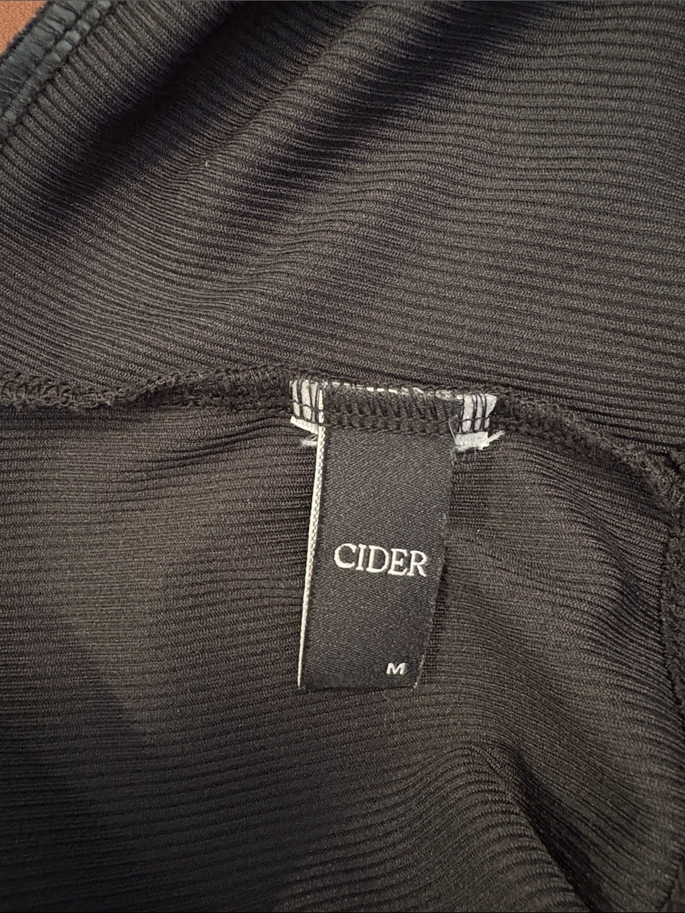 Black Ribbed Tank Top - Picture 5 of 5